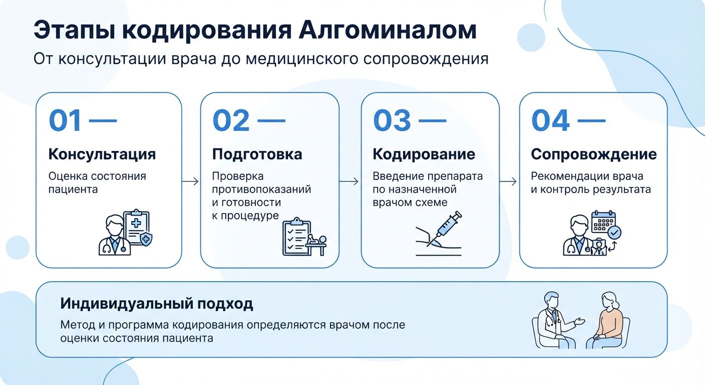 Кодирование препаратом «Алгоминал» в Чапаевске инфографика